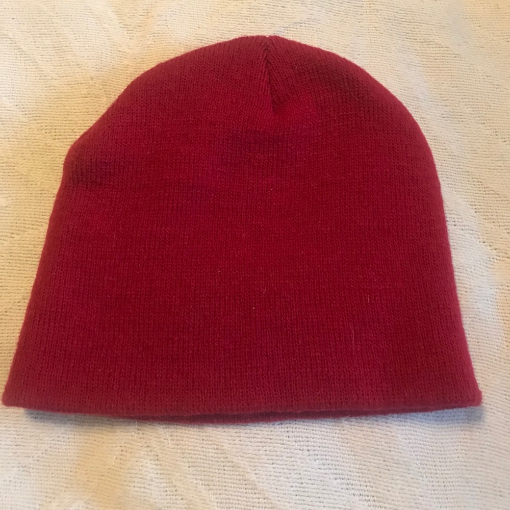 Red beanie